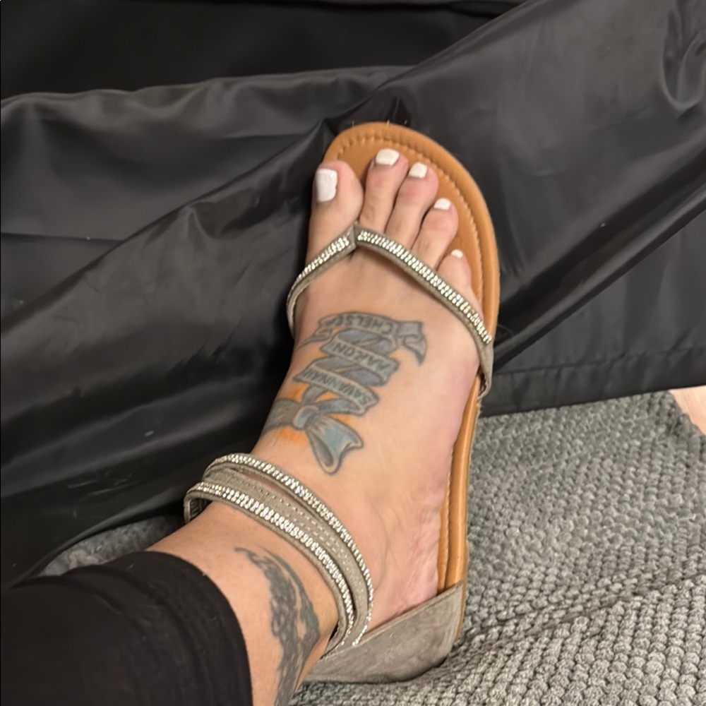 Rhinestone Strappy Sandals